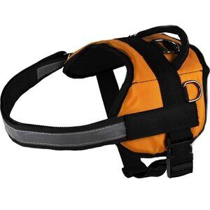 Dean & Tyler Orange And Black Working Dog/Pet Harness Size XX-Small